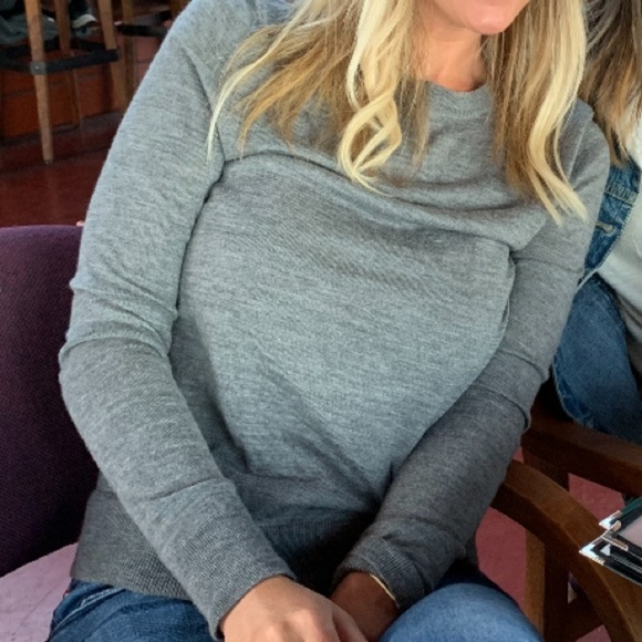 Zadig & Voltaire 100% Wool Gray Sweater - Picture 5 of 7